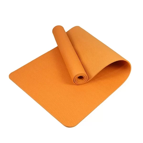 customize orange rubber yoga mat