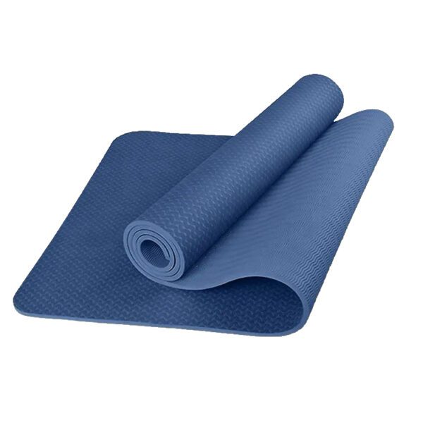 customize blue rubber yoga mat